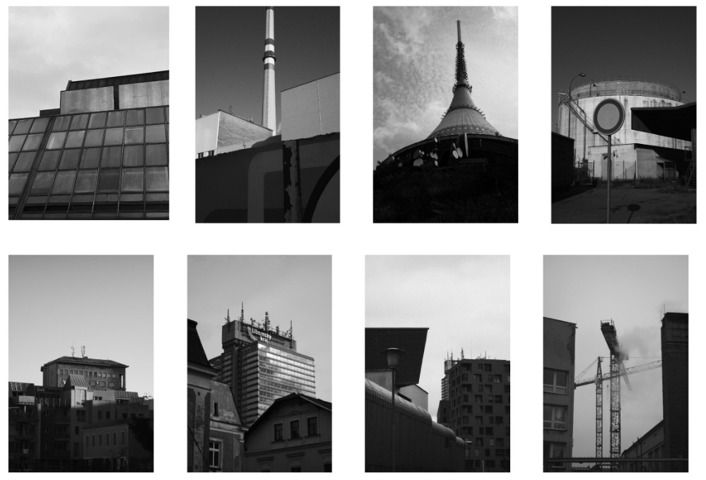 Selection of Rain and Hills black and white photographs